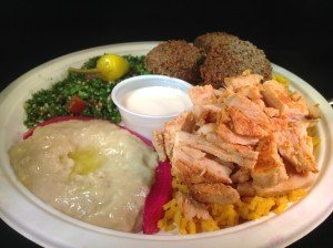 Super Platter Chicken-Falafels